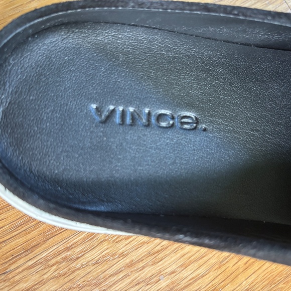 VINCE Black suede mule / slip-on / slide -7 m - Picture 3 of 7